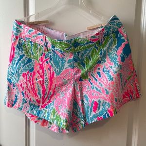 Lilly Pulitzer Callahan shorts LET'S CHA CHA